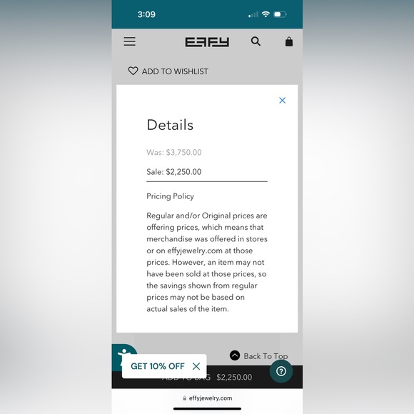 SOLD Effy Aquamarine & Diamond Ring 14kt WG MSRP $3,750 with Effy Certificate - Picture 9 of 16